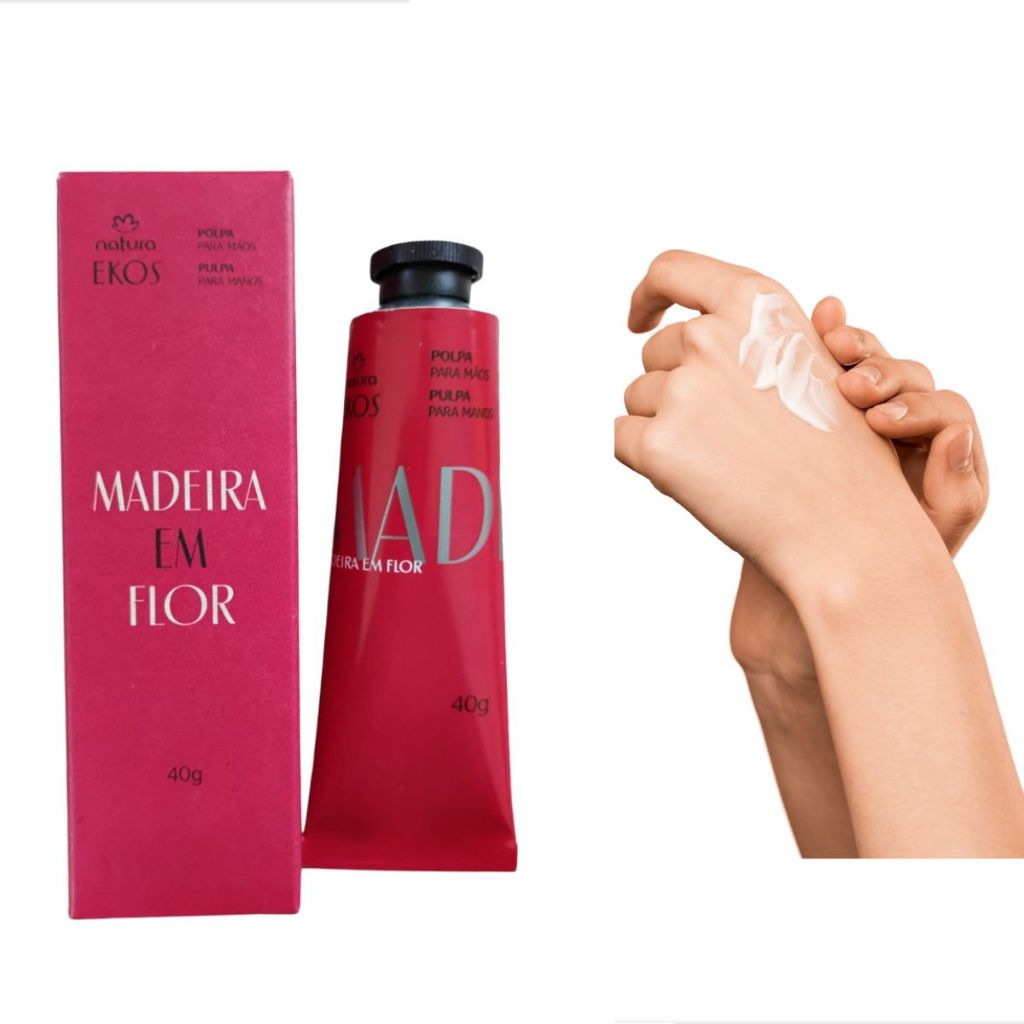 Creme Hidratante para Mãos Ekos Madeira em Flor 40g