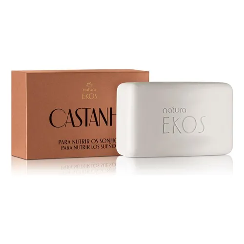  Sabonete em Barra Puro Vegetal Ekos Castanha 100 g