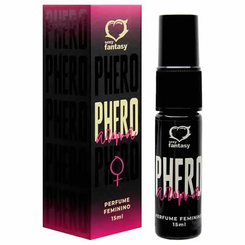  Perfume Feminino Phero Aroma 15ml Atrair com Feromônio