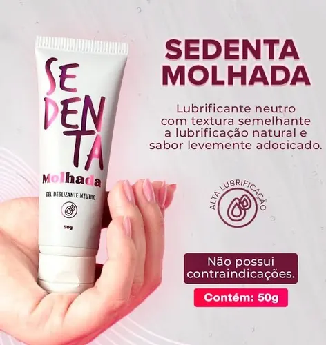 GEL LUBRIFICANTE SEDENTA MOLHADA 50G PEPPER BLEND