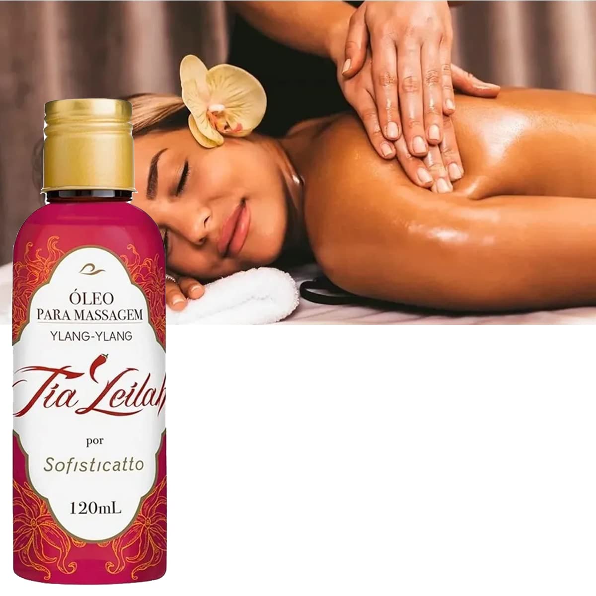 Oleo Massagem Corporal Relaxante Ylang-Ylang