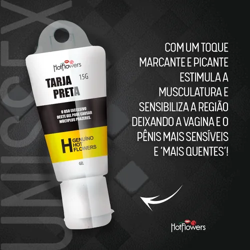 TARJA PRETA GEL HIDRATANTE HOT FLOWERS