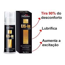 Lis-In Gold Gel Anal Facilitador 30G Hot Flowers