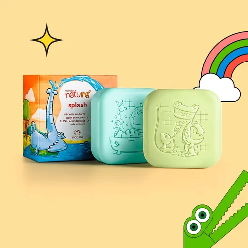 Sabonete em Barra Splash Naturé 2 unidades