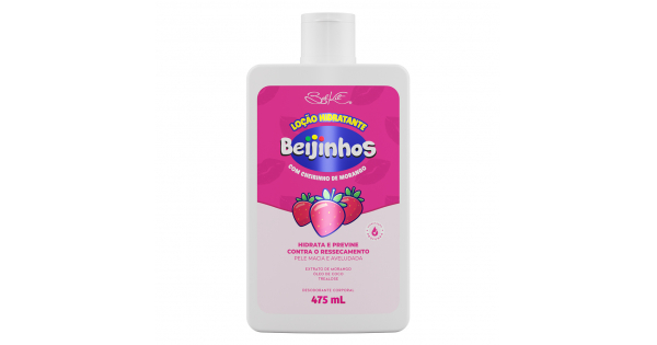  Hidratante corporal Morango beijinhos