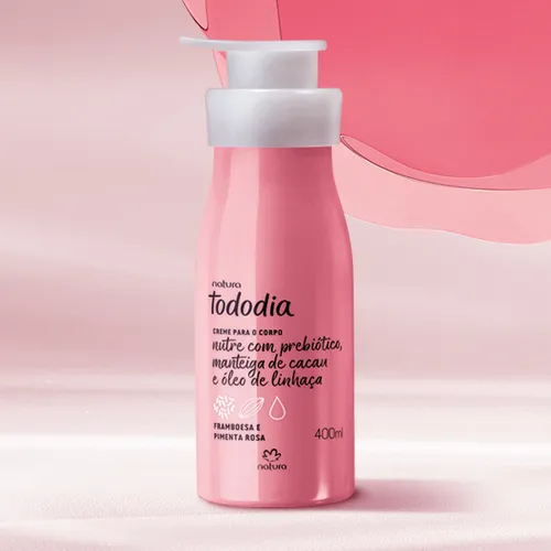 hidratante todo dia framboesa e Pimenta Rosa 400 ml