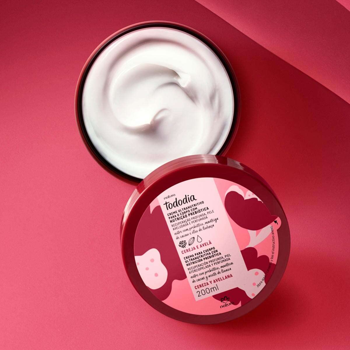  NATURA TODODIA CEREJA E AVELA CREME ULTRANUTRITIVO 200M