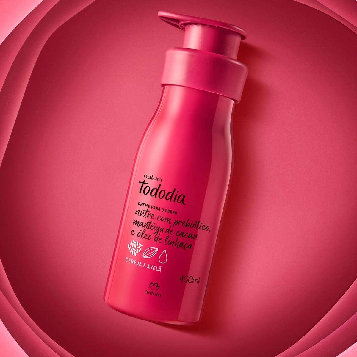 hidratante todo dia 400 ml cereja e avelã