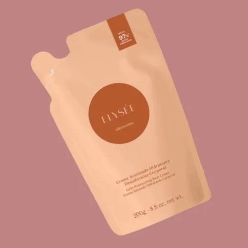 Refil Creme Desodorante Hidratante Corporal Acetinado Elysee 200g