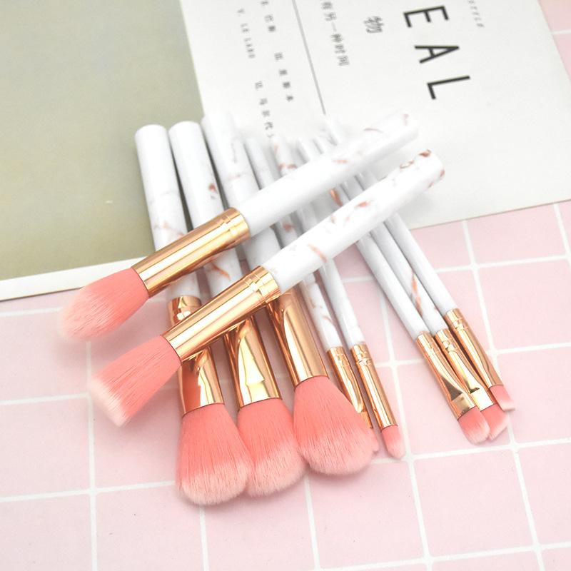  Kit de pincéis 10 pcs Mármore