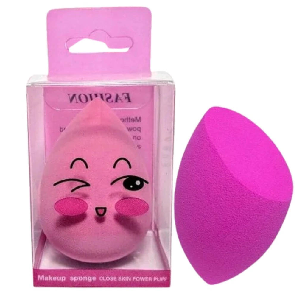esponja de maquiagem chafrado