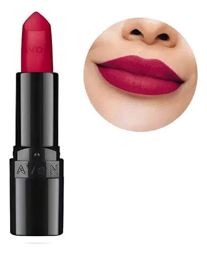 batom ultra Matte Avon goiaba