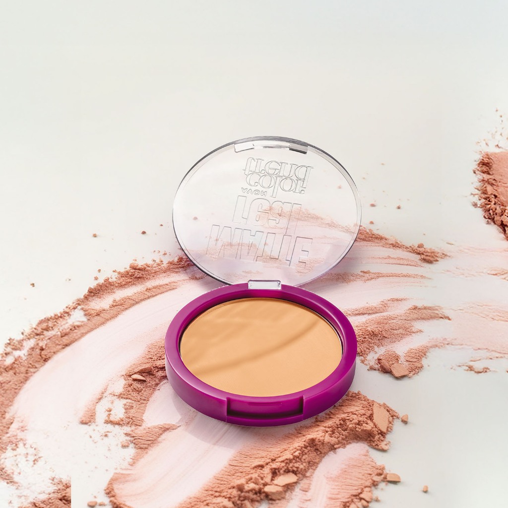 Pó Compacto Facial  Color Trend Avon Matte Real, 