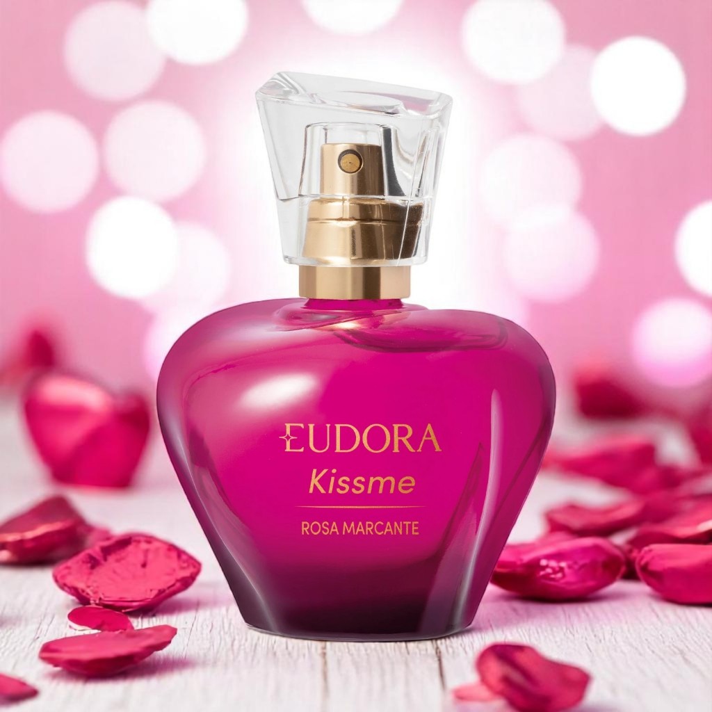 Kiss Me Rosa Marcante Colônia Desodorante 50ml