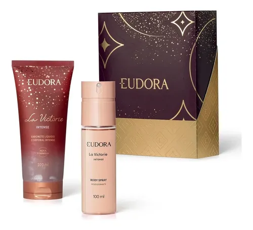 Kit Presente La Victorie Intense: Body Spray 100ml + Sabonete Líquido 200ml