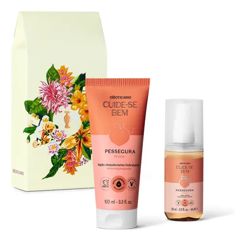  kit presente cuide-se bem Pêssegura
