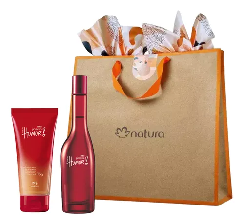 Presente Natura Meu Primeiro Humor: Colônia + Hidratante Iluminador