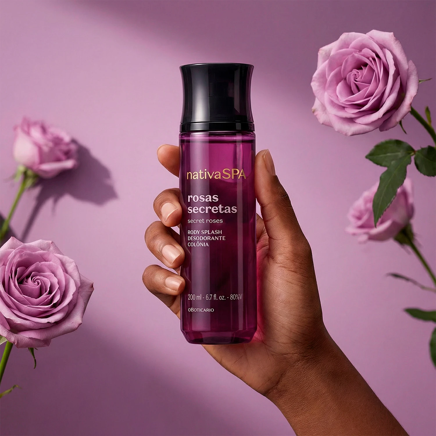  Nativa SPA Rosas Secretas: Body Splash 200ml 