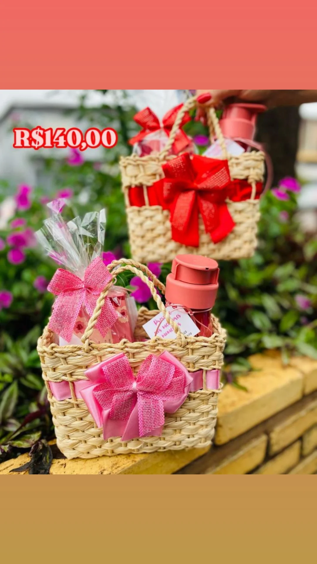 cestinha presente 