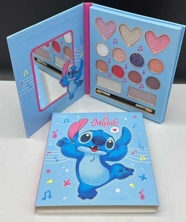 Paleta De Maquiagem Infantil Completa Stitch Sombra 