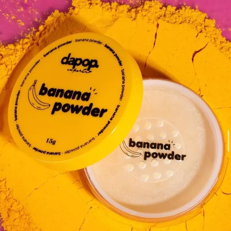 Pó Translúcido de Banana Dapop | Acabamento Matte