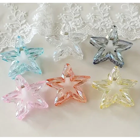 Presilha de Cabelo Estrela Piranha Fruta Cor