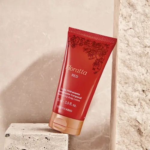 Loção Hidratante Desodorante Corporal Floratta Red 75ml Fragrância Floral 