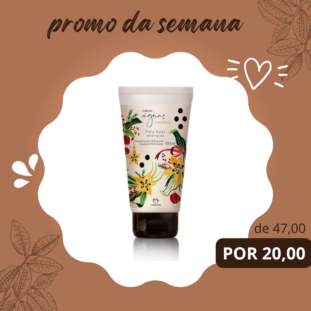 Natura - Aguas Carambola - Hidratante Corporal Perfumado 150Ml